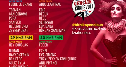 Gençlik Karnavalı İzmir 27 Haziran'da Urla'da Başlıyor!