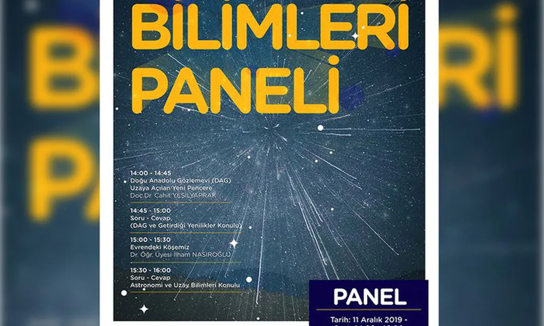 Atatürk Üniversitesi'nde Uzay Bilimleri Paneli