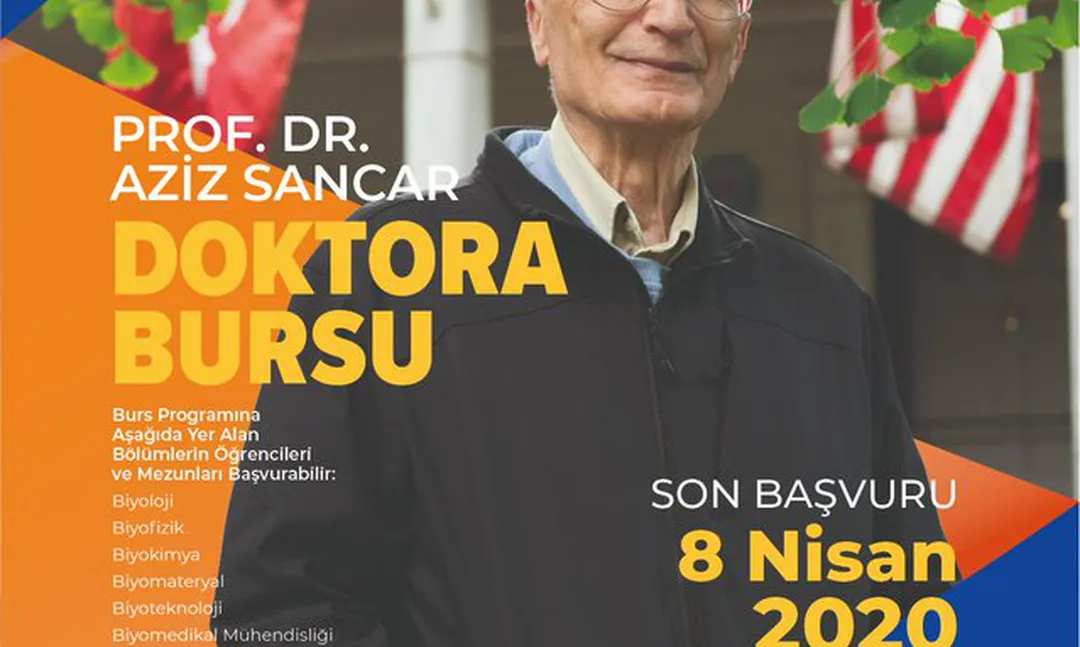 Prof. Dr. Aziz Sancar Doktora Bursu