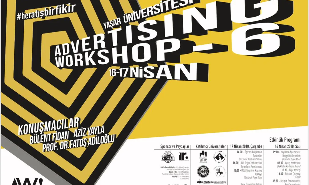 6.Advertising Workshop Yaşar Üniversitesi’nde