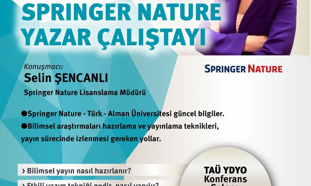 Türk-Alman Üniversitesi'nde Springer Nature Yazar Çalıştayı