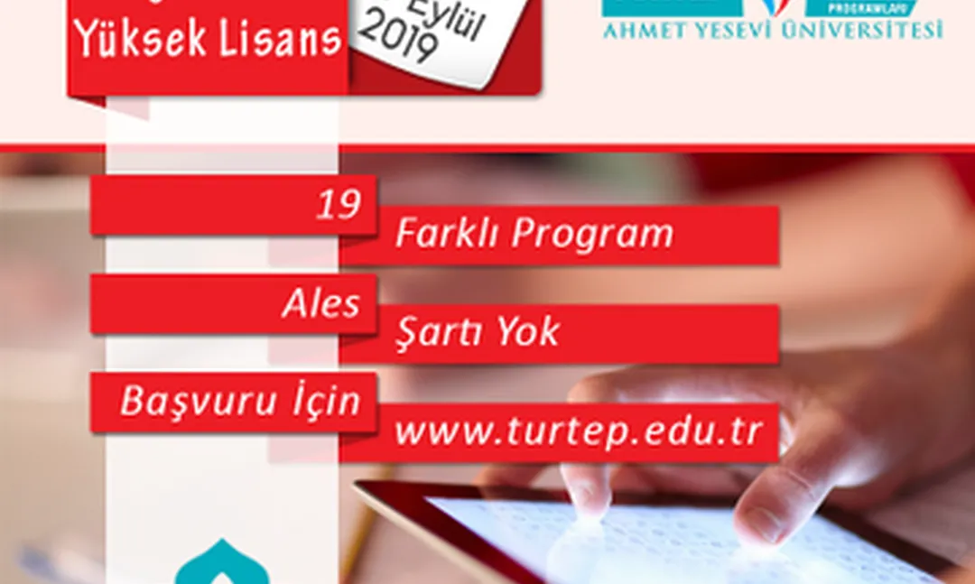 Ahmet Yesevi Üniversitesi TÜRTEP Tezsiz Yükseklisans kayıtları başladı