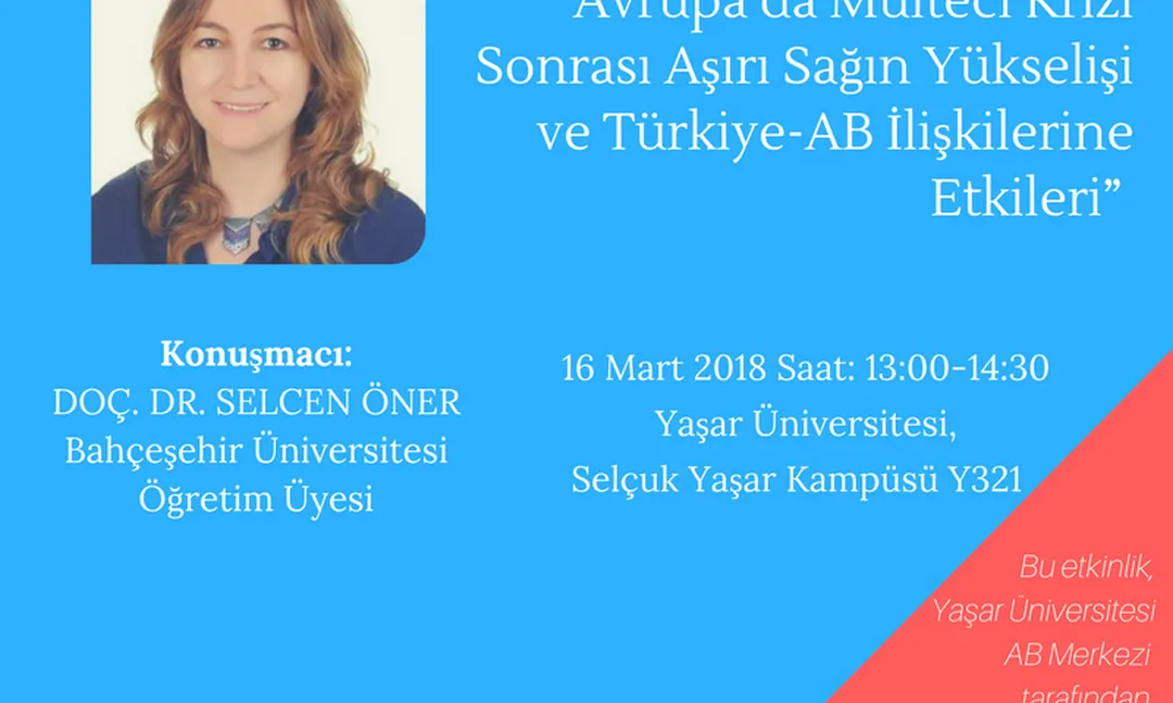 Yaşar Üniversitesi'nde Türkiye-AB İlişkileri Etkileri Semineri