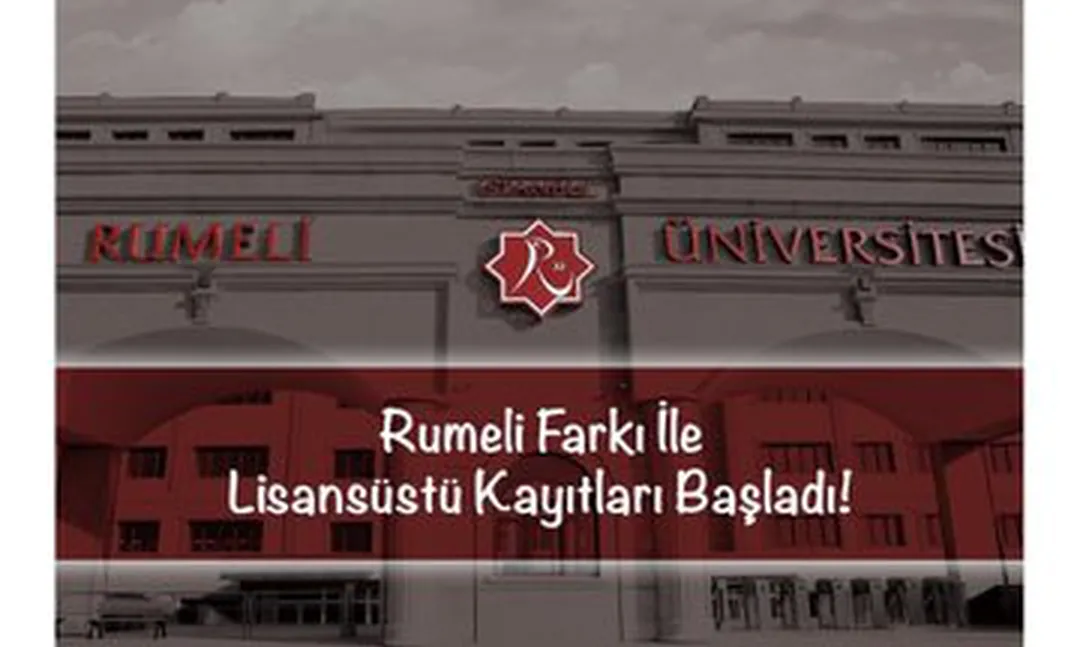 Rumeli Üniversitesi Lisansüstü kayıtları başladı