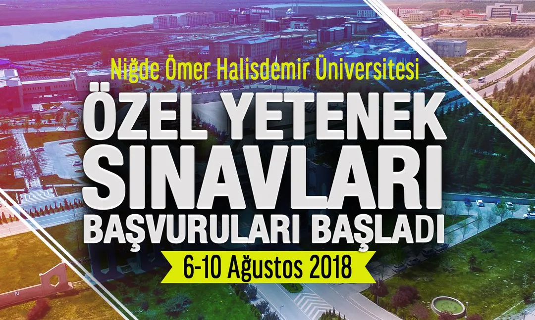 Niğde Ömer Halisdemir Üniversitesi Özel Yetenek Sınavları