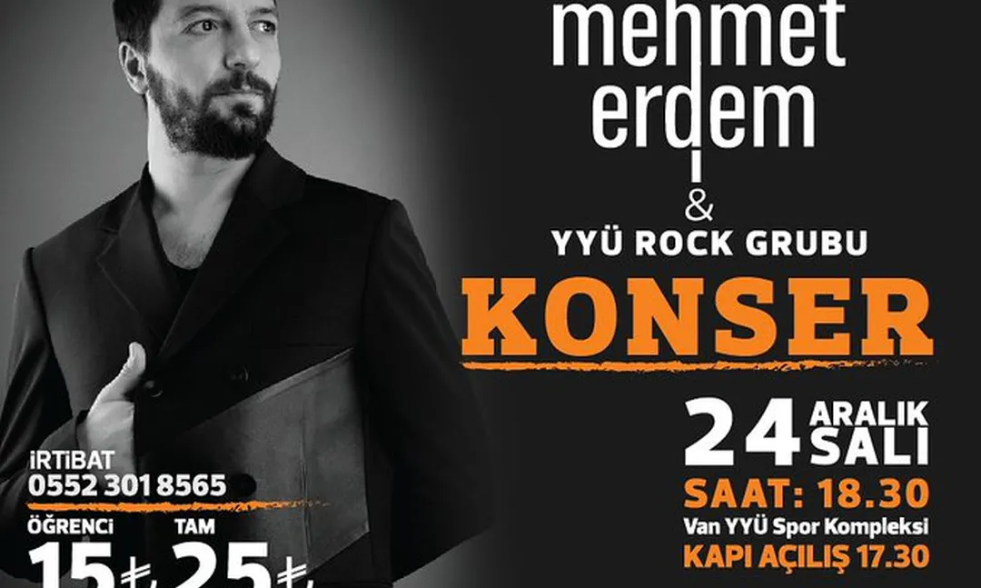 Mehmet Erdem ve YYÜ Rock Grubu konseri
