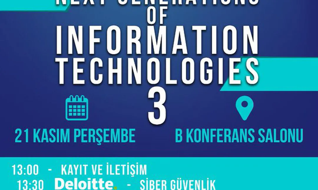 Next Generation of IT 3 Bahçeşehir Üniversitesi'nde