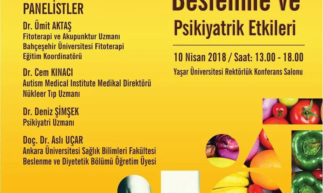 Yaşar Üniversitesi'nde 'Otizmde Beslenme ve Psikiyatrik Etkileri'