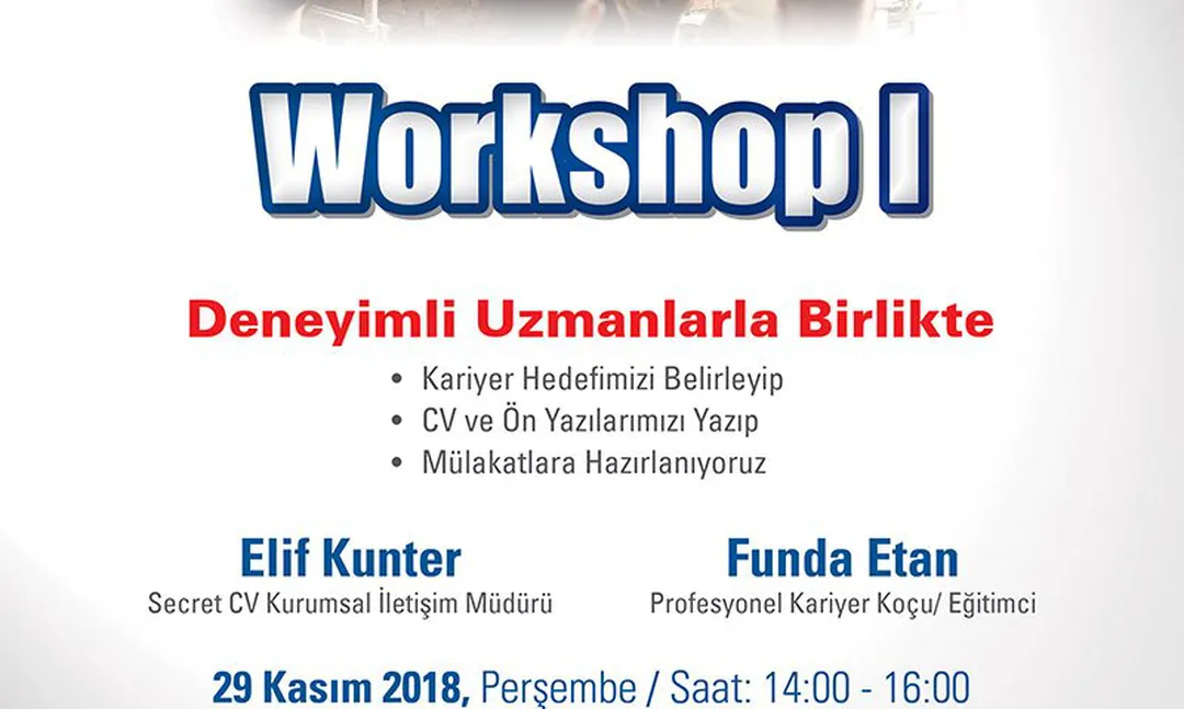 Workshop I Kadir Has Üniversitesi'nde başlıyor