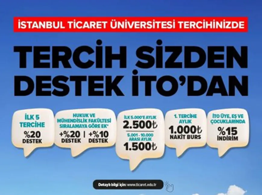 İstanbul Ticaret Üniversitesinde Burslu Okumak İster Misin?