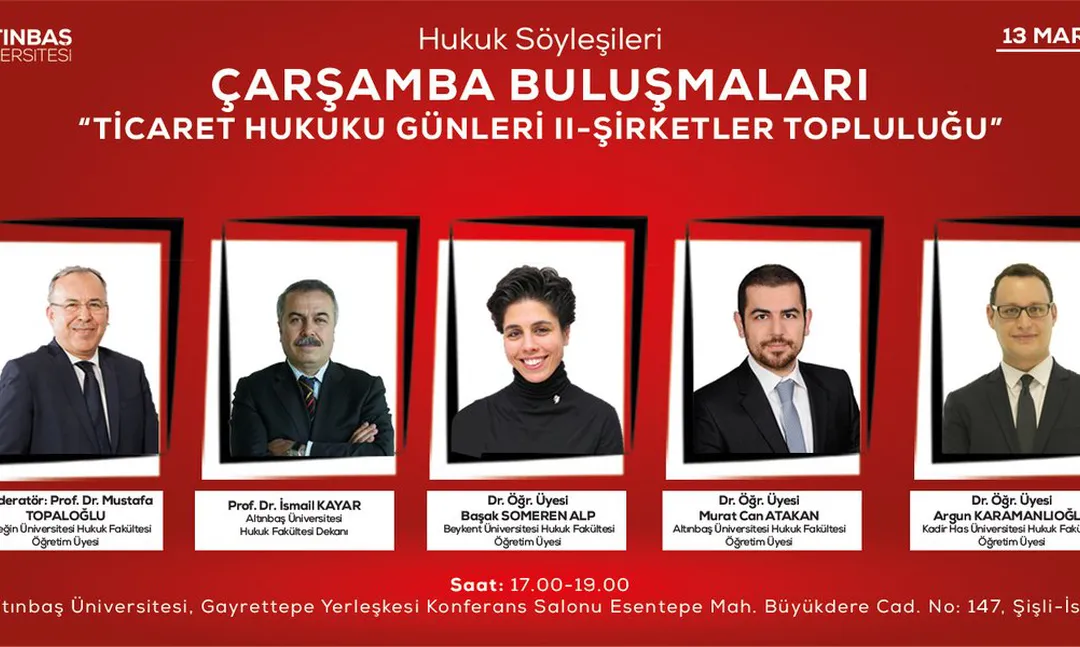 Altınbaş Üniversitesi'nde Hukuk Söyleşileri