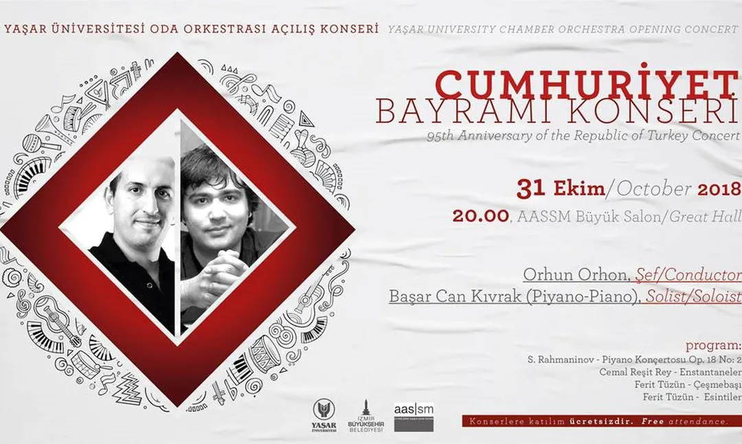 Yaşar Üniversitesi Oda Orkestrasından 'Cumhuriyet Bayramı konseri'