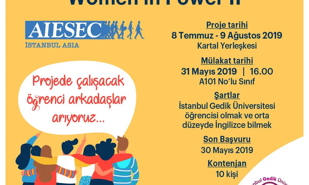 Women in Power II projesi Gedik Üniversitesi'nde