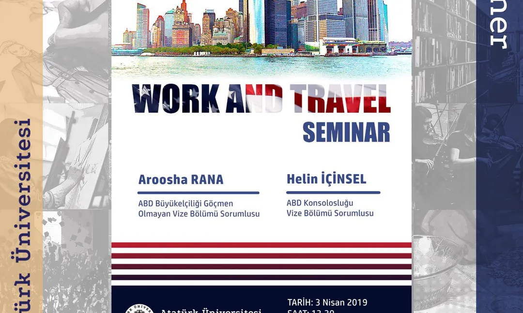 Atatürk Üniversitesi'nde  Work and Travel semineri