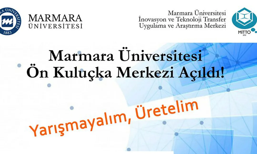 Marmara Üniversitesi ön kuluçka programı