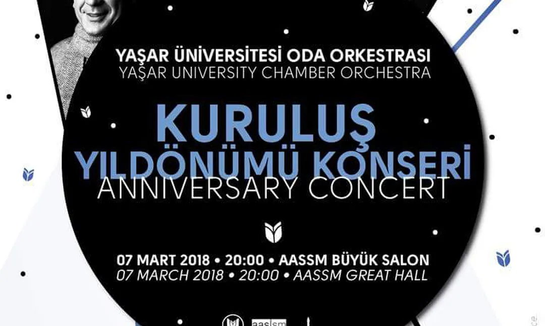 Yaşar Üniversitesi Oda Orkestrası Kuruluş Yıldönümü Konseri