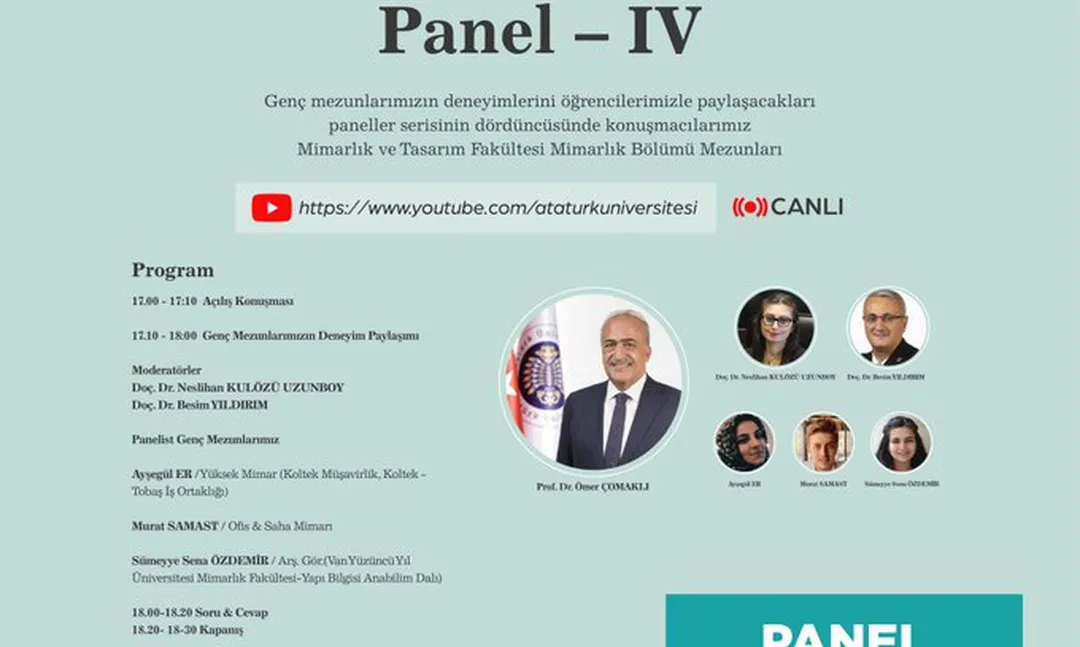 Atatürk Üniversitesi'nden Deneyim Paylaşımı Panel - IV