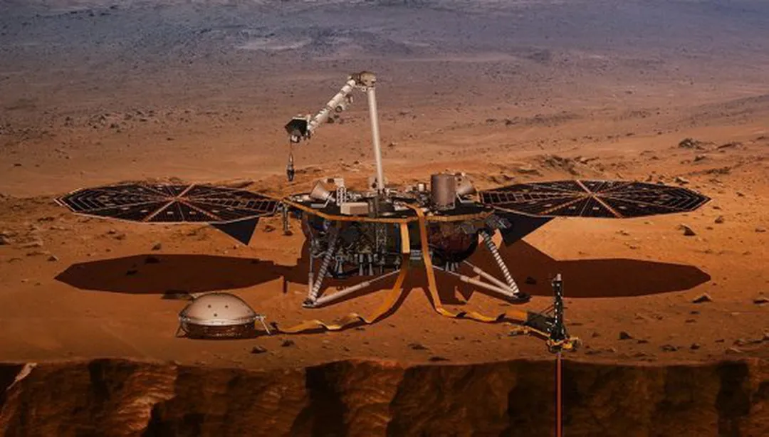 InSight ,  Mars Yüzeyine İnişini Başarıyla Gerçekleştirdi!
