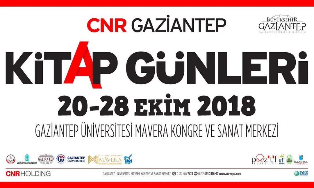Gaziantep Üniversitesi işbirliği ile CNR Gaziantep Kitap Fuarı