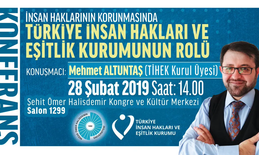 Türkiye İnsan Hakları ve Eşitlik Kurumunun Rolü konferansı