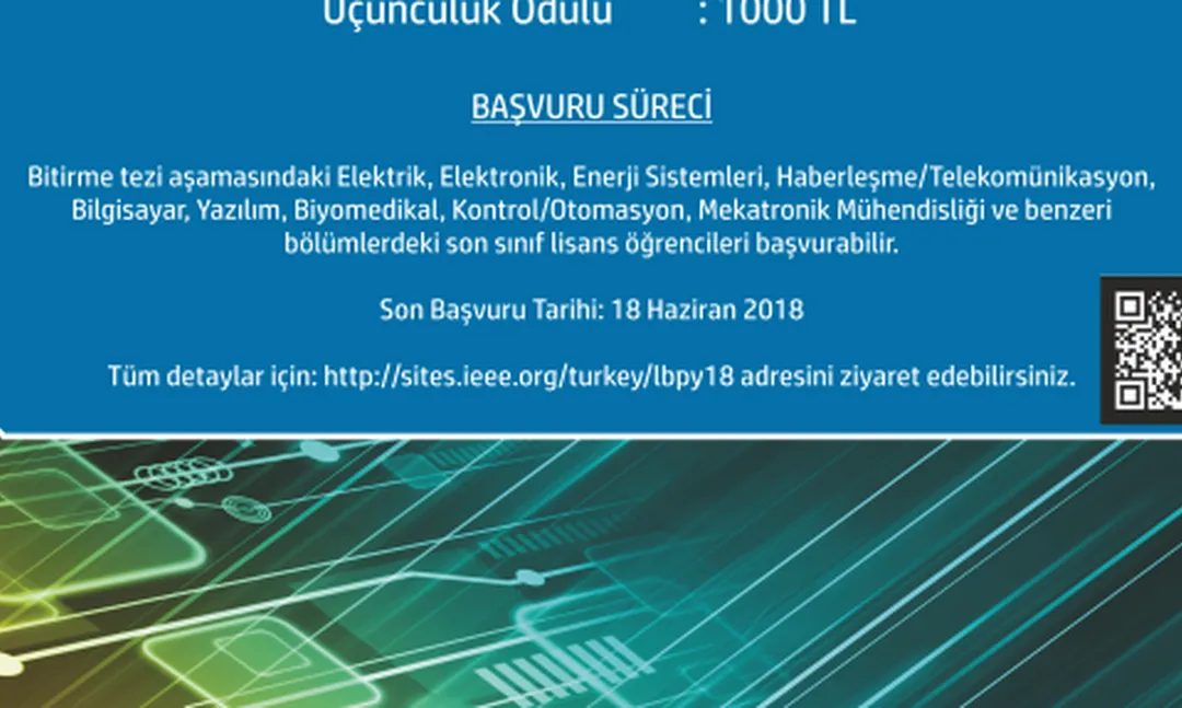 IEEE Türkiye Lisans Bitirme Proje Yarışma ve Sergisi 2018