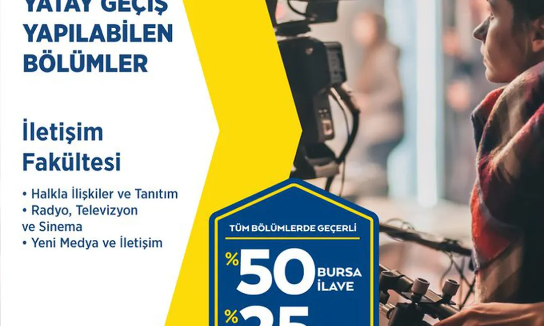 Fenerbahçe Üniversitesi'nde %50 Bursa İlave %25 Bursla Yatay Geçiş