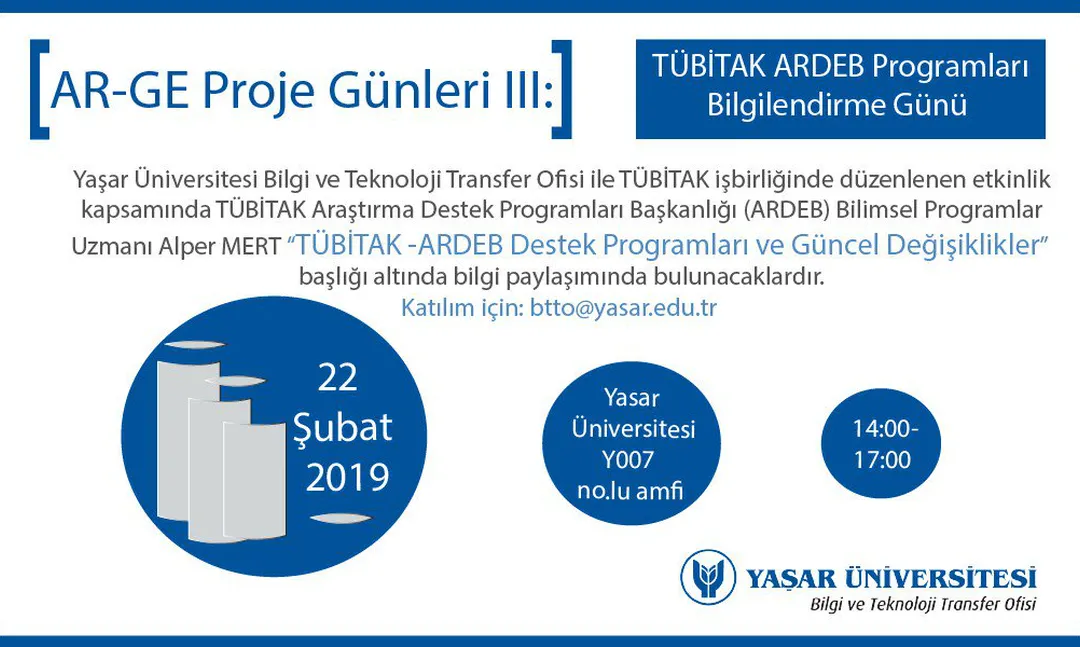 Yaşar Üniversitesi'nde AR-GE Proje Günleri III
