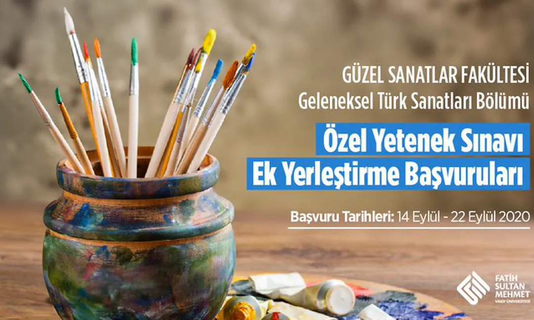 Güzel Sanatlar Fakültesi Geleneksel Türk Sanatları Özel Yetenek Sınavı