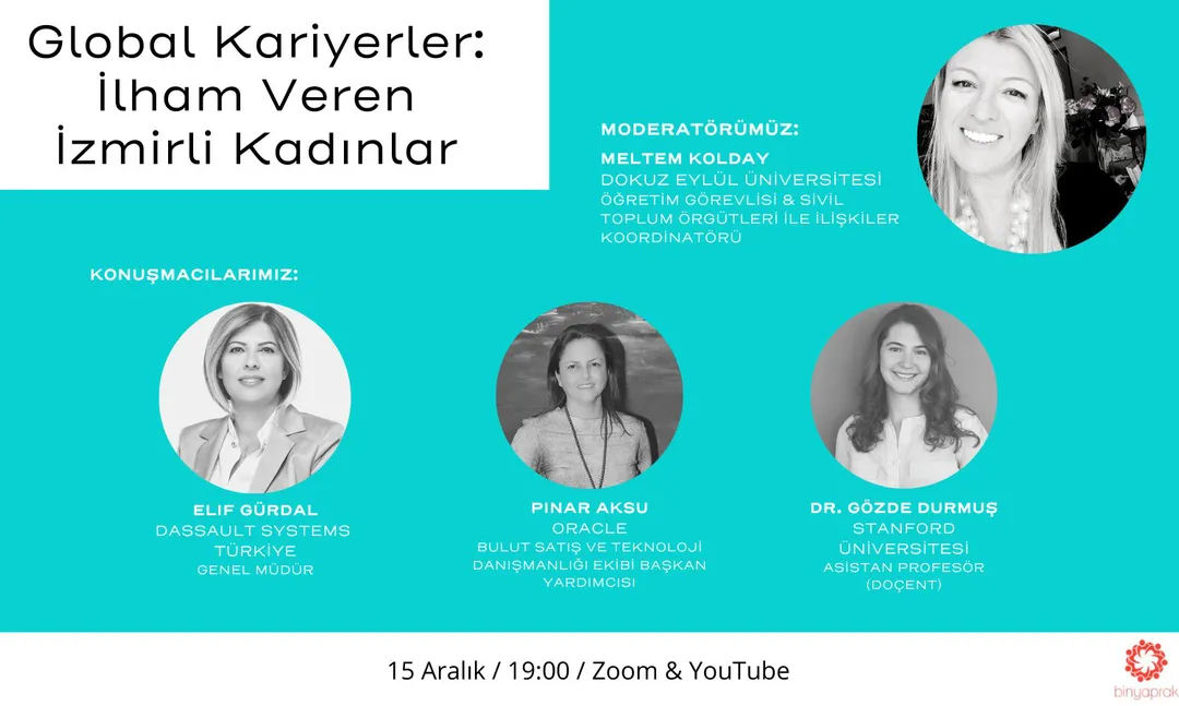 Global Kariyerler: İlham Veren İzmirli Kadınlar Webinarı