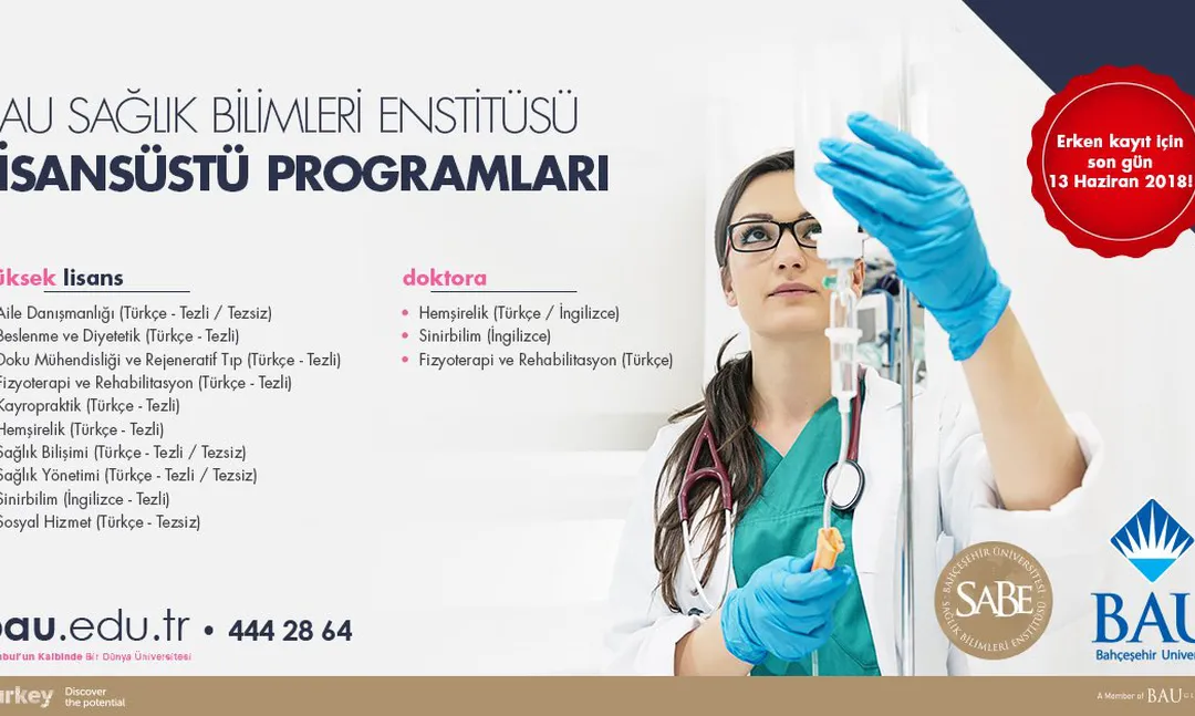 Bahçeşehir Üniversitesi Sağlık Bilimleri Lisansüstü Programları