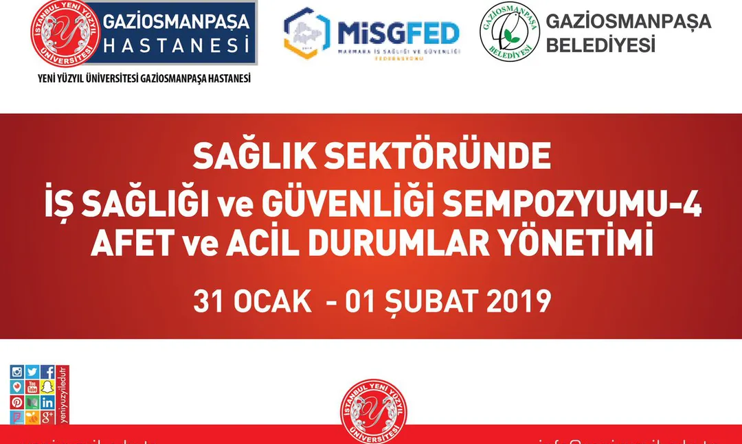 İstanbul Yeni Yüzyıl Üniversitesi İş Sağlığı sempozyumu