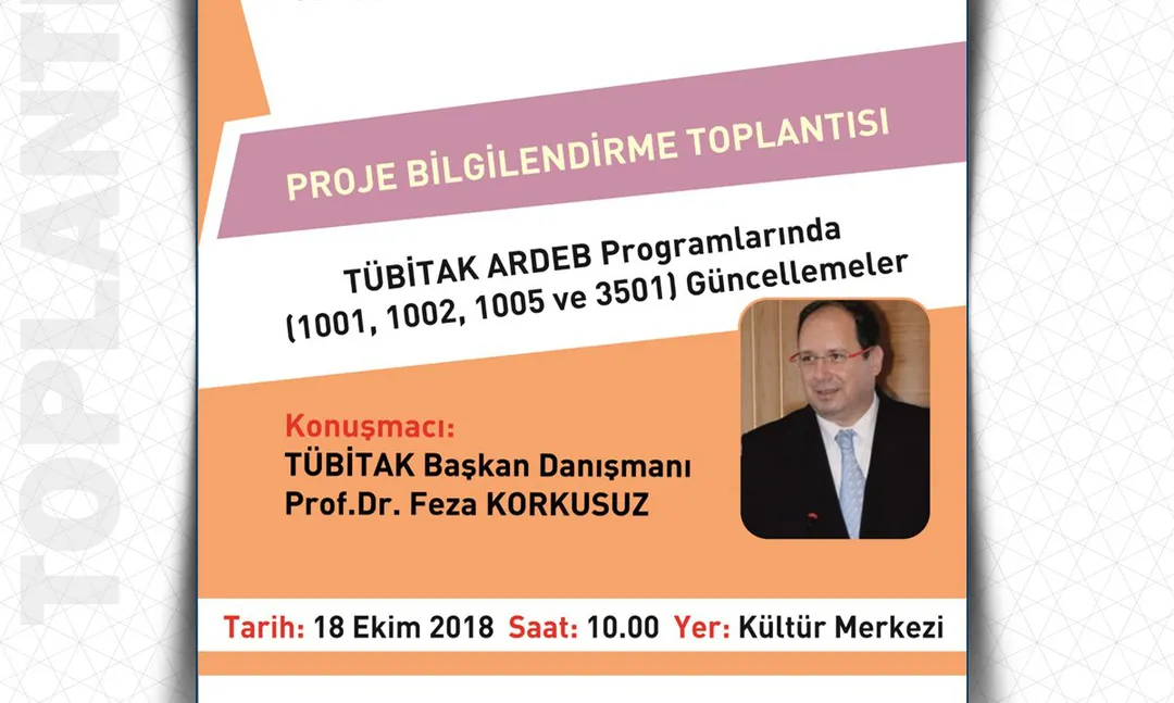 Sivas Cumhuriyet Üniversitesi'nde  Proje Bilgilendirme Toplantısı