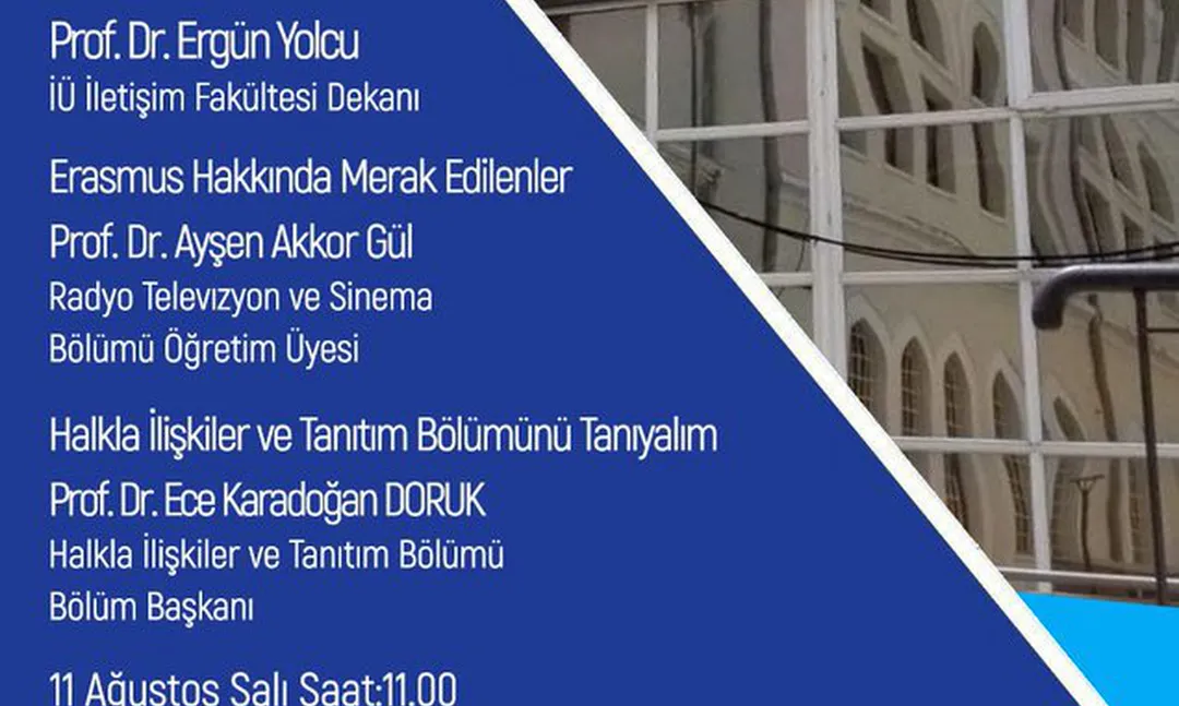 İstanbul Üniversitesi İletişim Fakültesi Tercih 2020 Canlı Yayını