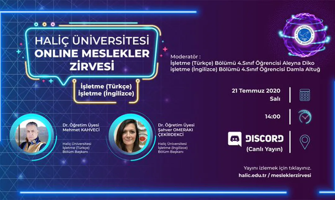 Haliç Üniversitesi Online Meslekler Zirvesi