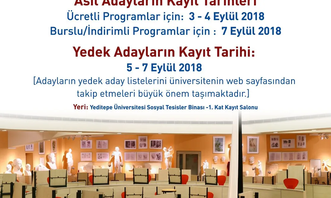 Yeditepe Üniversitesi Özel Yetenek Sınavı Sonuçları Belli Oldu