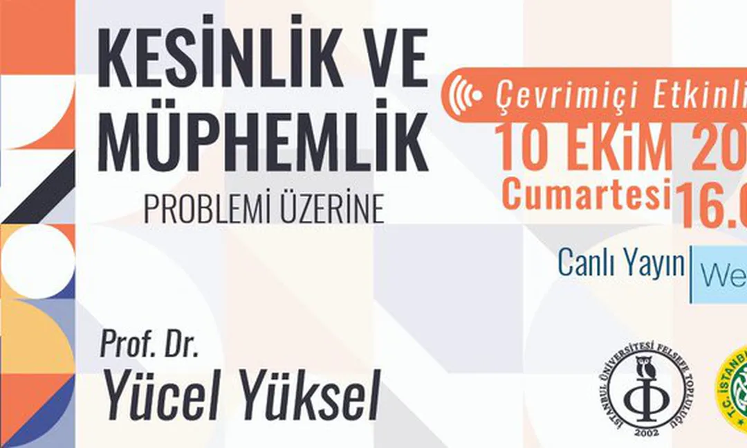 İstanbul Üniversitesi Felsefe Topluluğu'ndan Çevrimiçi Etkinliği