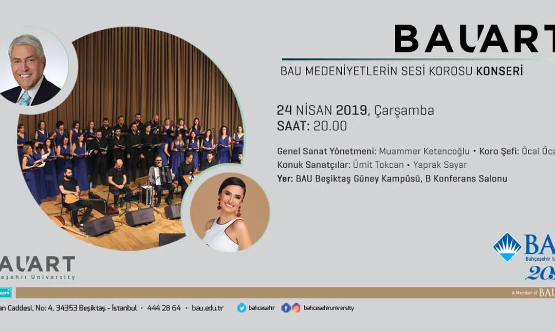 Bahçeşehir Üniversitesi'nde Medeniyetlerin Sesi etkinliği