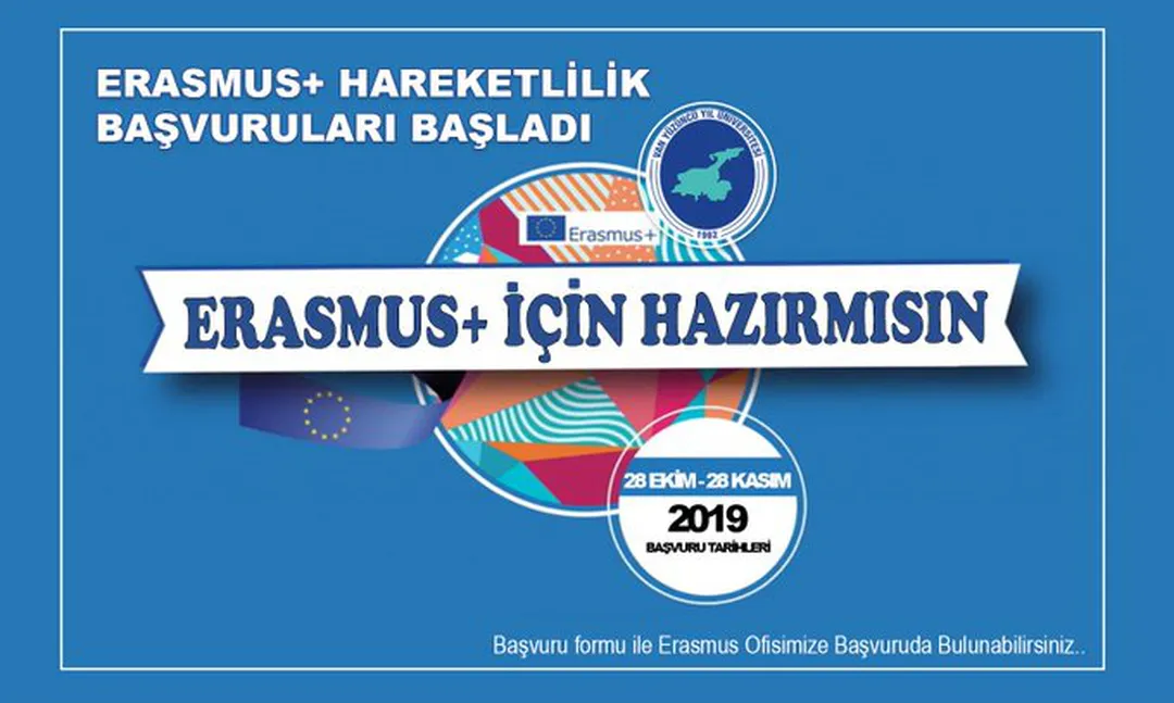 Erasmus+ Hareketlilik Başvuruları Başladı