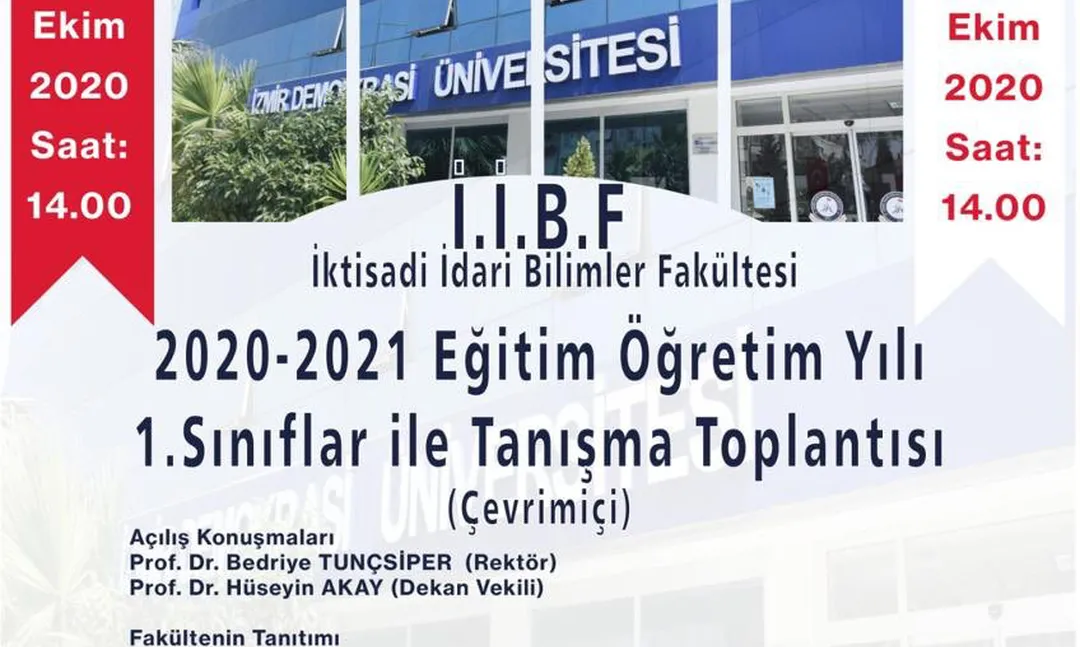 İzmir Demokrasi Üniversitesi İktisadi Bilimler Tanışma Toplantısı