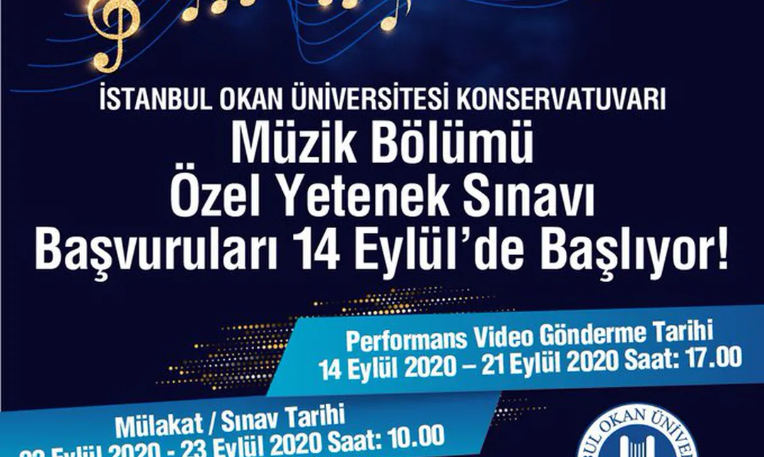 İstanbul Okan Üniversitesi Müzik Bölümü Özel Yetenek Sınavı