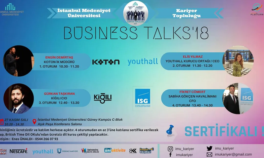Business Talk 2018 etkinliği