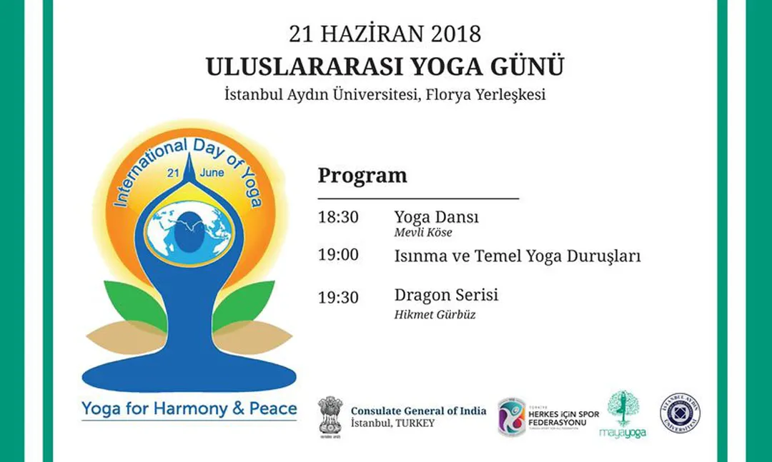 İstanbul Aydın Üniversitesi Dünya Yoga Günü etkinliği