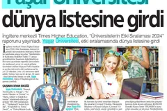 Yaşar Üniversitesi'nin Global Başarısı: Etki Sıralamasında Öne Çıktı