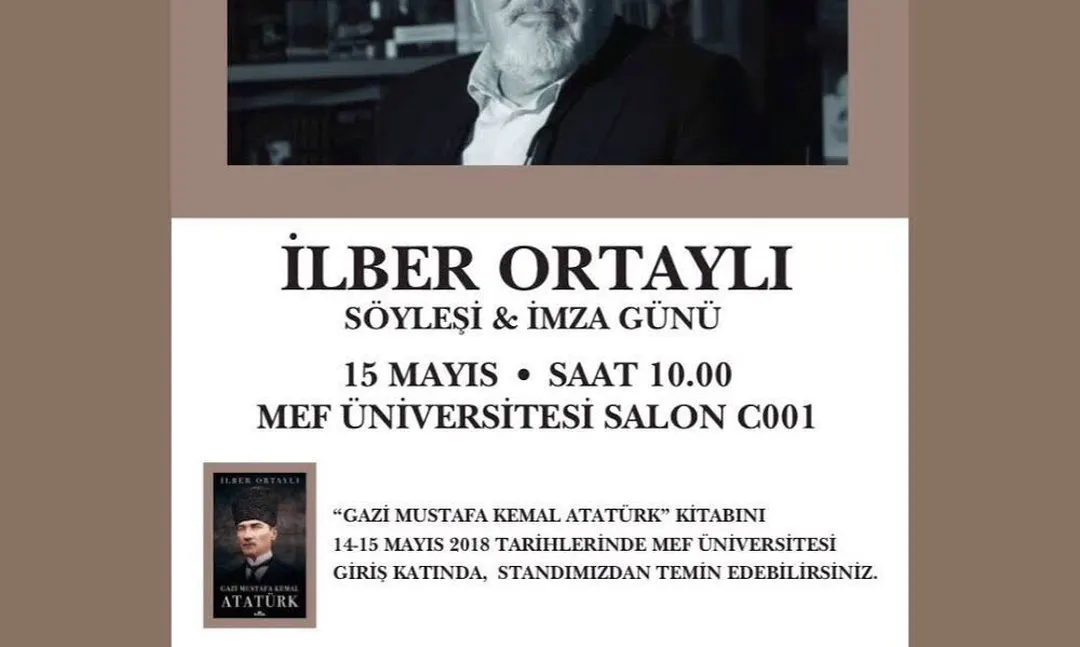 Mef Üniversitesi'nde İlber Ortaylı'dan  ‘Atatürk ve Gençlik’ söyleşisi