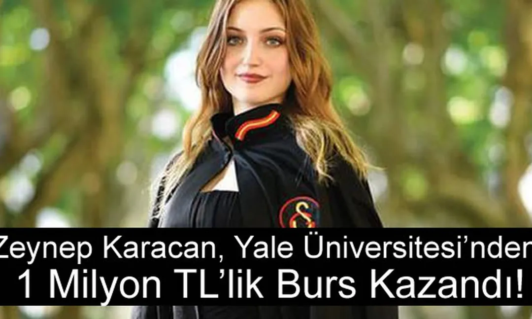 Zeynep Karacan, Yale Üniversitesi’nden 1 Milyon TL’lik Burs Kazandı