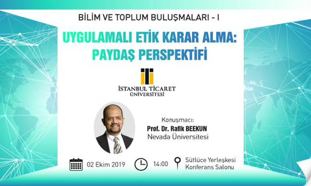 İstanbul Ticaret Üniversitesi Bilim ve Toplum Buluşmaları 1