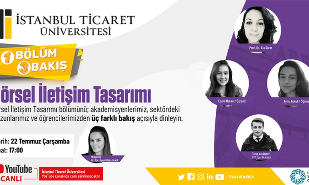 İstanbul Ticaret Üniversitesi Görsel İletişim Tasarım 1 Bölüm 3 Bakış