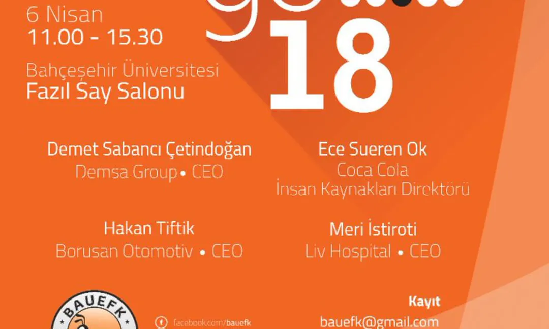 Bahçeşehir Üniversitesi'nde  GO'18 iş ve kariyer zirvesi