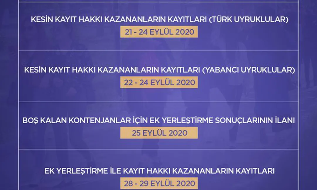 Atatürk Üniversitesi Lisansüstü Program Başvuru Takvimi
