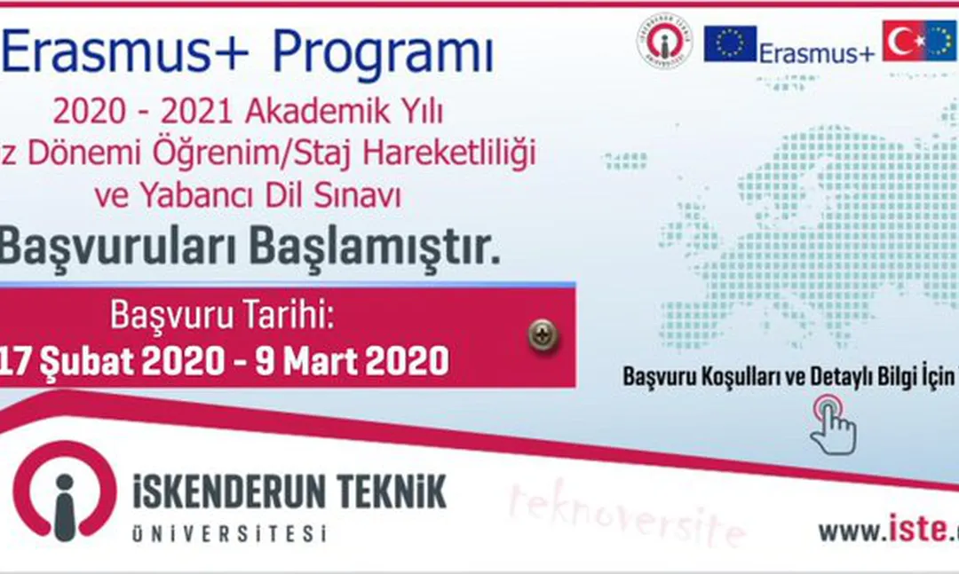 İskenderun Teknik Üniversitesi  Erasmus+ Programı